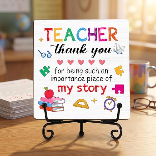 Back To School Gifts for Students, Teacher Appreciation Gifts for Women - color: Teacher Puzzle Quote