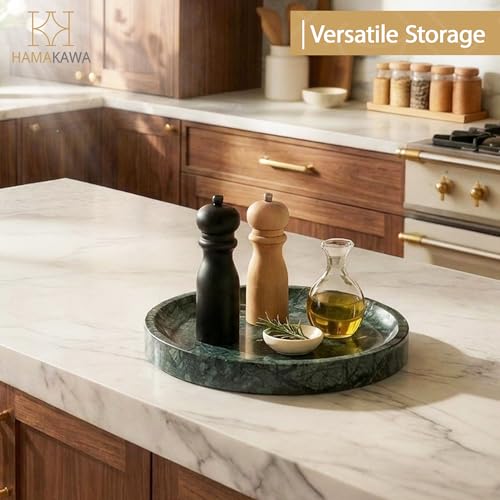 Bathroom Vanity Tray - color: Emerald Green