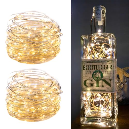Minetom Fairy Lights Plug in, 33Ft 100LEDs String Lights for Bedroom - color: Warm White, size: 100 LEDs - 2Pack