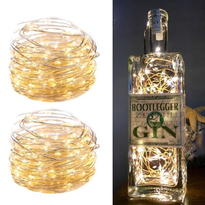 Minetom Fairy Lights Plug in, 33Ft 100LEDs String Lights for Bedroom - color: Warm White, size: 100 LEDs - 2Pack