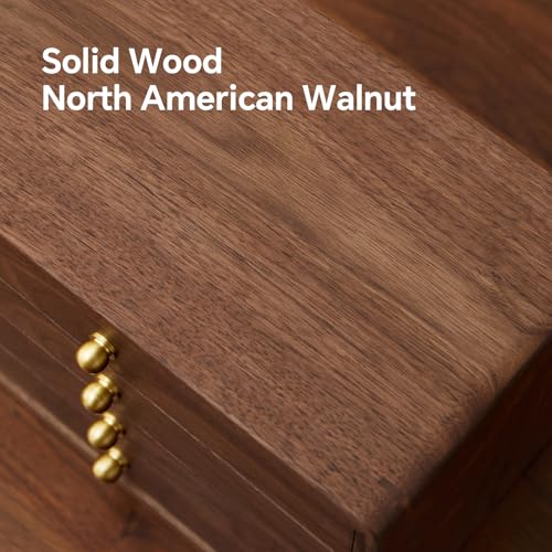 Wooden Jewelry Box for Women Men, 4 Drawers - size: 4 drawers
