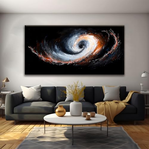 QSQ Large Abstract Wall Art For Living Room Print 29 × 58 In - color: KA7B, size: 58"L x 29"W