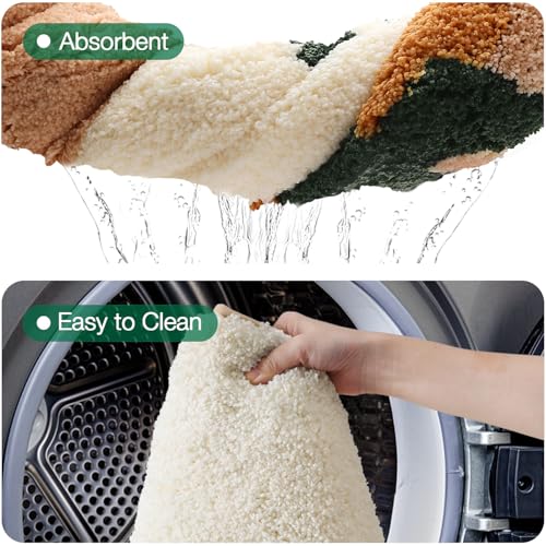LUMI Cactus Bathroom Rug 20x32 Soft Absorbent Bath Mat, Non Slip - color: Cactus Sand, size: 20"x32"