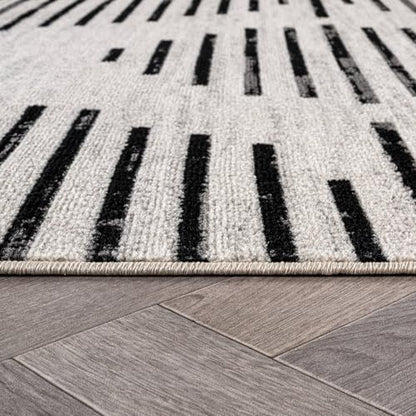 Rugshop Contemporary Abstract Area Rug for Living Room Cream 2' x 3' - size: 2' x 3' (Rectangular)