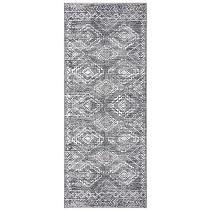 KILOCOCO Washable Runner Rug 2x5 ft Non-Slip Hallway Runners, Grey - color: Grey, size: 2' x 5' (Runner)