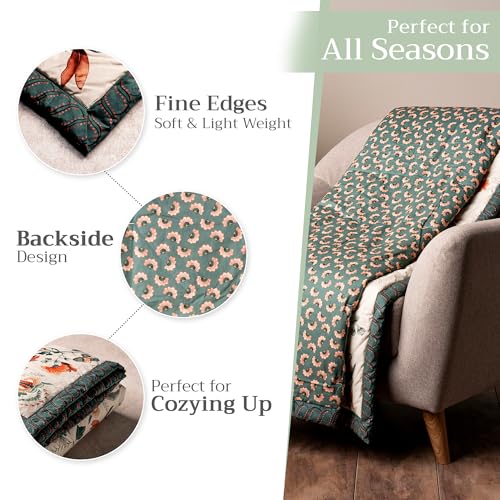 Maison d' Hermine Throw Blanket for Couch Lightweight Soft (50''X60'') - color: 011 - Dalida, size: 50"x60"