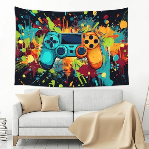 mutakin Game Tapestry Wall Hanging Aesthetic For Bedroom Living Room Dorm (Game) - color: Game