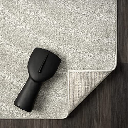 LUXE WEAVERS Modern Geometric Wave Gray 5x7 Area Rug - color: Grey, size: 5' x 7' (Rectangular)