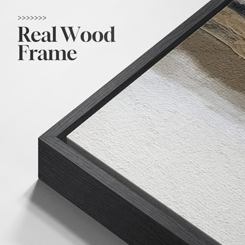 Large Framed Black and White Abstract Wall Art for Living Room, 30x60 In - color: Black & White A, size: 60"L x 30"W