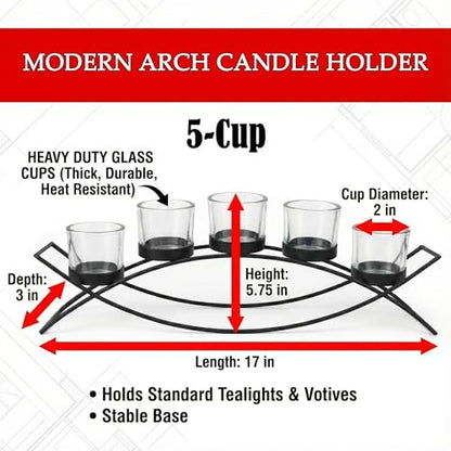 Seraphic Dining Room Table Centerepice,Tealight Candle Holder, Purple - color: Purple, size: 5 Cup