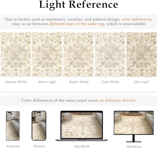 2x3 Beige Neutral Area Rug - color: Neutral | Beige, size: 2' x 3' (Rectangular)