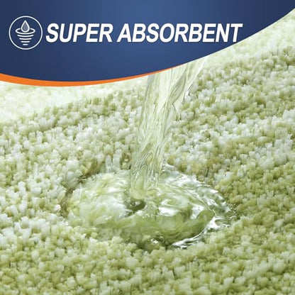 OLANLY Small Bathroom Rugs 24x16, Extra Soft Absorbent Microfiber Bath Rugs - color: Mustard Yellow, size: 24" X 16"