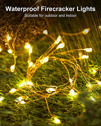 Minetom Fairy Lights Battery Operated, Twinkle String Lights 5ft 60LED - color: Warm White