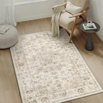 3x4 Beige Neutral Area Rug - color: Neutral | Beige, size: 3' x 4' (Rectangular)