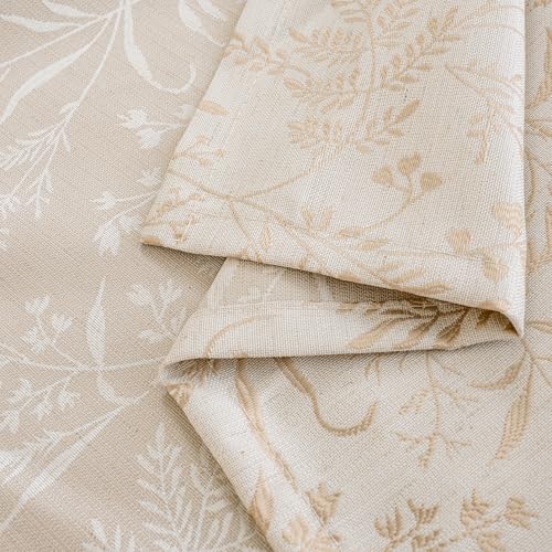 BGment Oatmeal Linen Curtains 63 Inch Length for Living Room 2 Panels - color: Oatmeal, size: 52"W x 63"L (Pack of 2)