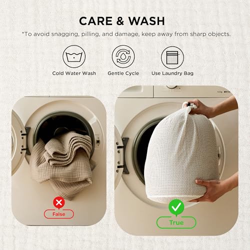 Bedsure 100% Cotton Muslin Blankets for Adults, King, 4-Layer, Light Brown - color: 04 - Light Brown, size: King (108" X 90")