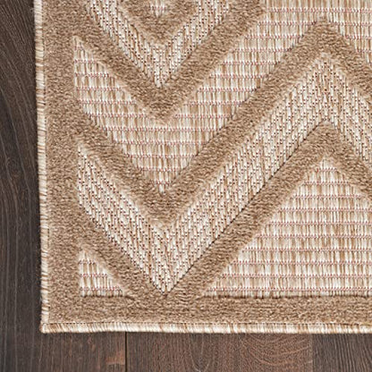 Nourison Home Versatile Natural Beige 4' x 6' Area Rug - Easy Clean, Non Shedding, Bed Room, Living Room, Dining Room, Kitchen (4' x 6') - color: Natural Beige, size: 4' x 6' (Rectangular)