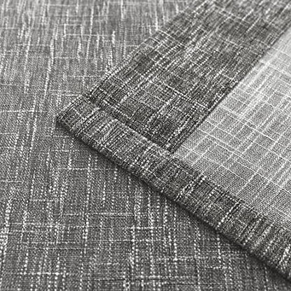 Central Park Ombre Semi Sheer Curtain, Cream White to Grey, 40" Wx108 Lx2 - color: Grey, size: 40"W x 108"L (Pack of 2)