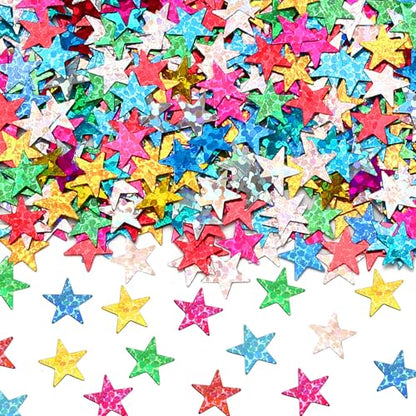 MARFOREVER Rainbow Star Confetti Glitter Star Confetti Party Supplies - style: Rainbow Star