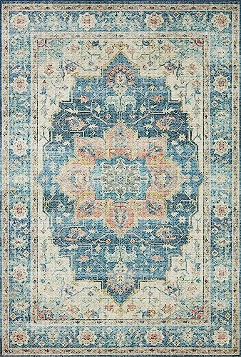 Loloi Skye Ocean/Multi 2'-3" x 3'-9" Accent Rug - color: Ocean / Multi, size: 2'3" x 3'9" (Rectangular)