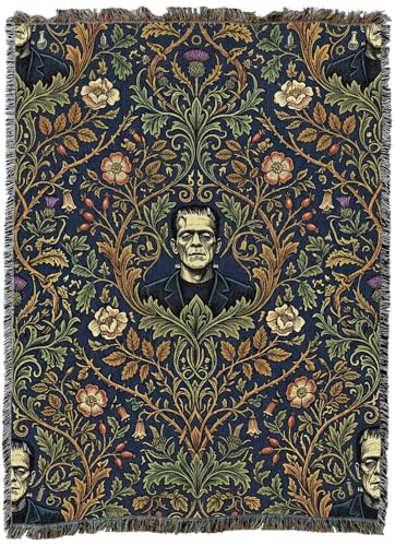 Pure Country Weavers Monster Frankenstein Blanket - Fantasy Gift - Tapestry Throw Woven from Cotton - Made in The USA (60X80) - color: Monster Frankenstein, size: 60x80