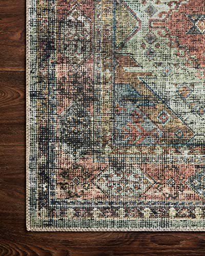 Loloi Skye Apricot/Mist 2'-0" x 5'-0" Accent Rug - color: Apricot / Mist, size: 2' x 5' (Rectangular)