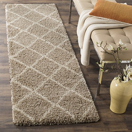 SAFAVIEH Hudson Shag Accent Rug 2x3, Beige & Ivory SGH281S - color: Beige/Ivory, size: 2' x 3' (Rectangular)