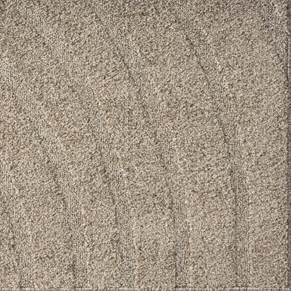 LUXE WEAVERS Modern Geometric Wave Taupe 2x8 Area Rug - color: Taupe, size: 2' x 8' (Runner)