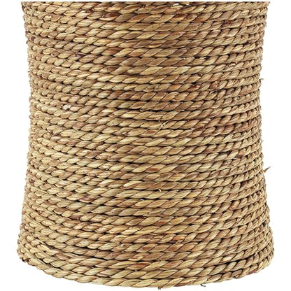 Deco 79 Seagrass Vase, Vase 11" x 11" x 24", Brown - size: 11" x 11" x 24"