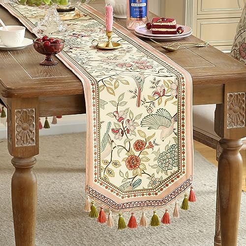 Patdrea Designer Vintage French Velvet Table Runner,12"X102"-Cullom - color: Cullom Velvet, size: 12"*102"