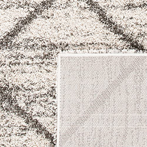 SAFAVIEH Hudson Shag Runner Rug 2'3"x6', Soft Plush Grey & Beige SGH281J - color: Grey/Beige, size: 2'3" x 6' (Runner)