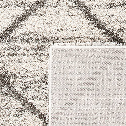SAFAVIEH Hudson Shag Runner Rug 2'3"x6', Soft Plush Grey & Beige SGH281J - color: Grey/Beige, size: 2'3" x 6' (Runner)