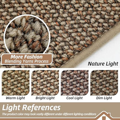 BEQHAUSE Kitchen Rugs and Mats 2PCS Non-Slip, 24"x36"+24"x60", Taupe - color: Taupe, size: 24"x36"+24"x60" (Rectangular)