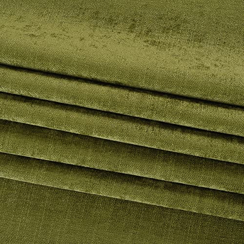 AMBERIS Bed Runner Green, Chenille Soft No Fading Modern Bed Scarf (Pillowcases Sold Separately) - color: Green, size: 5'11" x 1'8" (for 1.2m Bed)