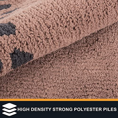 PURRUGS Hallway Runner Rug, 32" x 70", Light Brown - color: Light Brown, size: 32" X 70"