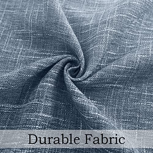 Central Park Ombre Semi Sheer Curtain, Cream White to Indigo, 40" Wx84 Lx2 - color: Indigo Blue, size: 40"W x 84"L (Pack of 2)
