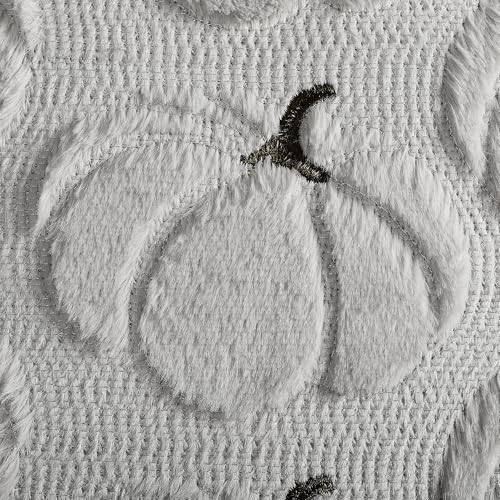 Fall Pillow Covers 18x18 Set of 2 Gray Pumpkin Decorations for Home - color: Gray, size: 18" x 18" (Pack of 2)