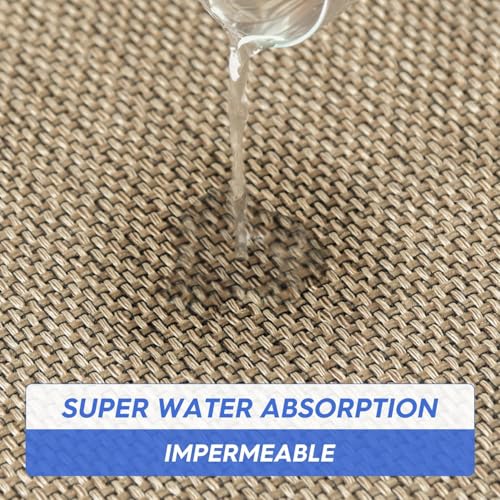 Artoid Mode Non-Slip Kitchen Rugs and Mats Set of 2-24x35 + 24x60 - color: Linen, size: 24" x 35" /24" x 60"
