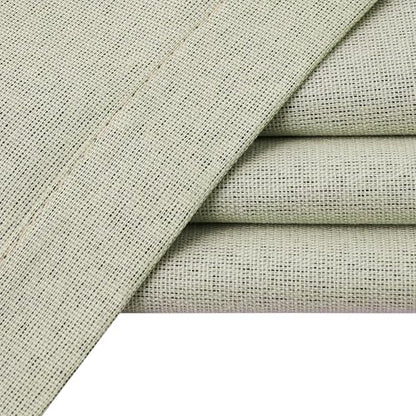 100% Blackout Linen Textured Curtains 72 Inch Length 2 Panels Set for Living Room, Bedroom, Light Weight Curtains with Grommets Top, Full Blackout Curtains Privacy Protection, Beige, 52" W x 72" L - color: Beige, size: 52"W x 72"L (Pack of 2)