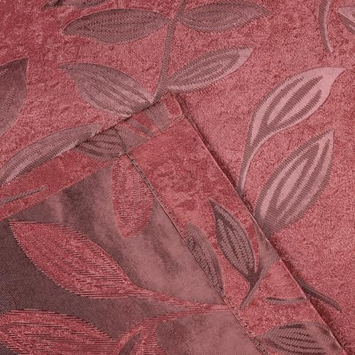 SUPERIOR Blackout Curtains, Room Darkening, Bedroom, Drapes, Kitchen, Living Room Window Accents, Sun Blocking, Thermal, 2 Pack, Leaves Blackout Curtains, Set of 2, 46" x 96", Antique Copper - color: Antique Copper, size: 46"W x 96"L (Pack of 2)