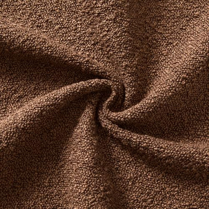 MIULEE Textured Boucle Lumbar Pillow Cover for Bed 12x20 Chestnut Brown - color: Chestnut Brown, size: 20" x 12" (Pack of 1)