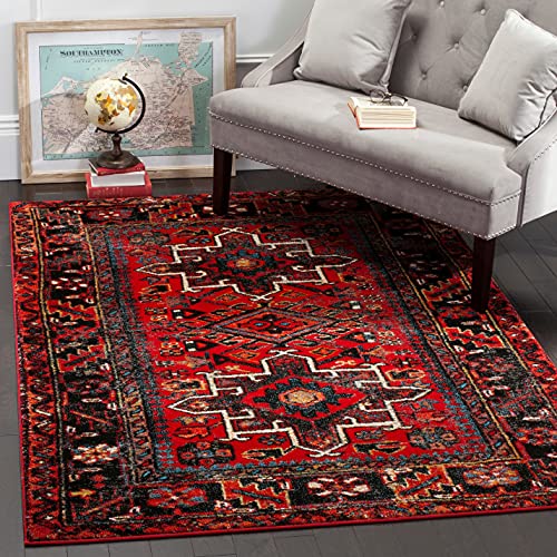 SAFAVIEH Vintage Hamadan Runner Rug 2'3"x6', Blue & Grey VTH211N - color: Blue/Grey, size: 2'3" x 6' (Runner)