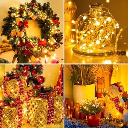 6 Pack Fairy Lights Battery Operated - 7ft 20 Led Twinkle Lights 3 Modes, Bulk Mini String Lights Waterproof for Mason Jars Vases DIY Party Wedding-Warm White & Cold White - color: Warm White&Cool White, size: 6 Pack