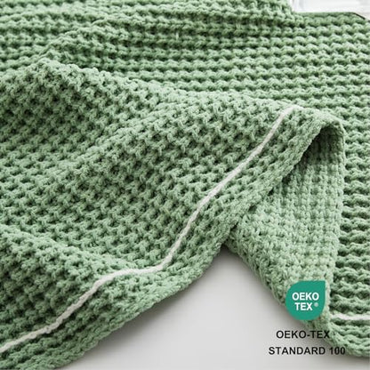 WESHIONGOO Throw Blanket for Couch Sage Green, 50"*60" - color: Sage Green