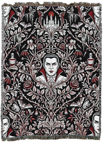 Pure Country Weavers Monster Dracula Blanket - Fantasy Gift - Tapestry Throw Woven from Cotton - Made in The USA (60X80) - color: Monster Dracula, size: 60x80