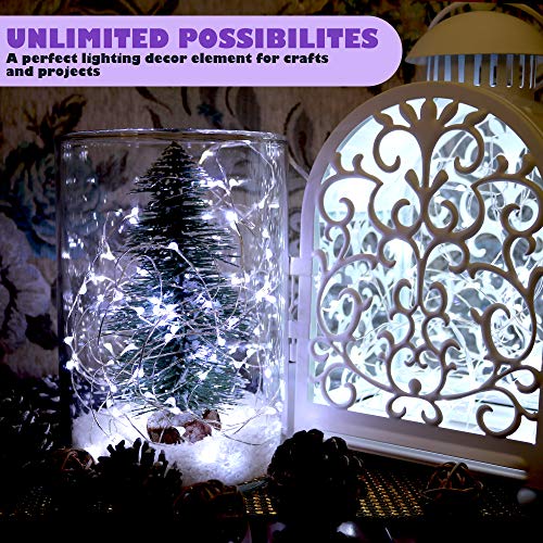 6Pack Fairy Lights Battery Operated,No Remote Firefly Light,7ft Cool White - color: Cool White, size: 7ft