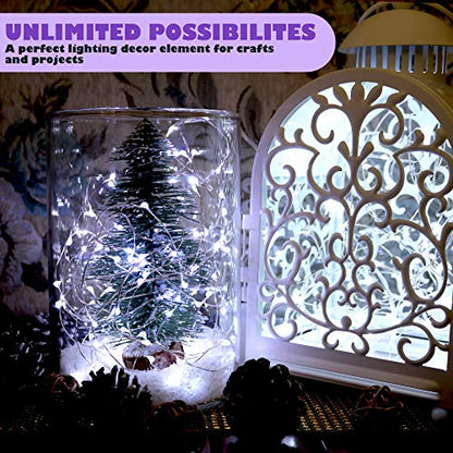 6Pack Fairy Lights Battery Operated,No Remote Firefly Light,7ft Cool White - color: Cool White, size: 7ft