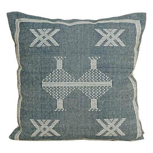 Indian Cotton Cushion Cover Sabra Kilim Pillow Cover Designer Decorative Sofa 18x18 Inche Handwoven Cushion Case for Farmhouse Home Decor Spring Decorative Pillow (Pattern 10) - color: Pattern 10