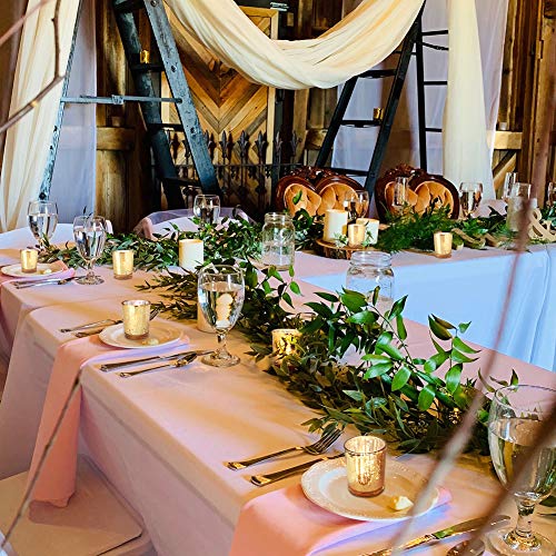 Volens Gold Party Decorations 72pcs, Mercury Glass Votive Candle Holders - color: Gold--72pcs
