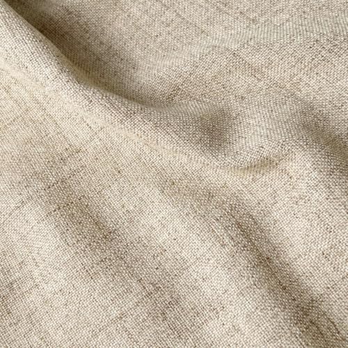 Oindec Farmhouse Faux Linen Valance for Windows, 54x15 inch, Khaki Tan - color: Khaki Tan, size: 54"W x 15"L (Pack of 1)